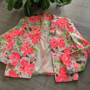 Floral Blazer